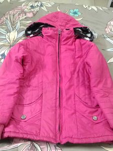 Pink Hooded Jacket