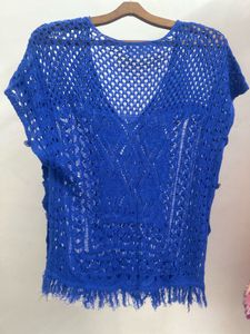 Blue Net Top