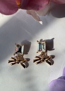 Bow Drop Earrings
