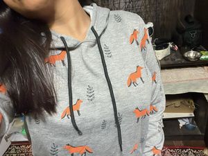 Grey Sweatshirt Hoodie