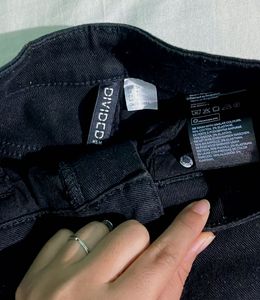 Black Straight Leg Jeans