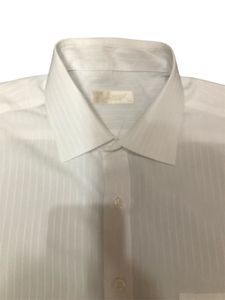 White Striped Short Sleeve Shirt