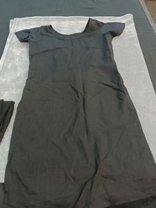 Chickankari Anarkali Kurti With Inner And Dupatta