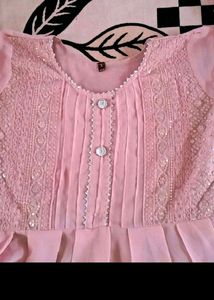 Long Pink Gown 💞✨
