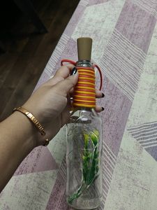 1 DECORATIVE HANGING GLASS LAMP MULTICOLOUR