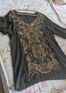 Embroidered Tunic Top- Size L-XL