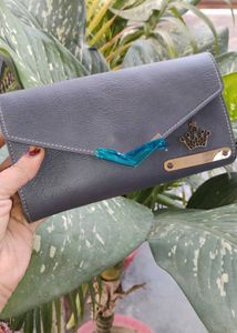 Wallet Kart Grey Clutch