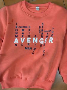 Avengers Sweatshirt orange kids winter