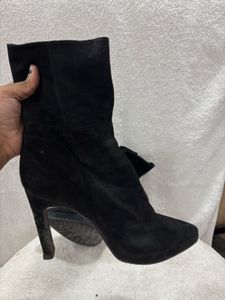 Black Suede Boots