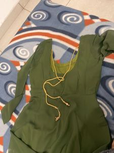 Elegant Green Maxi Dress /Anarkali