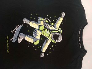 Astronaut Skater T-Shirt &#39;Off to the Stars&#39;