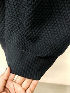 Black Textured T-Shirt