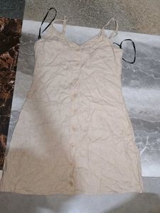 Casual Beige Tank Top