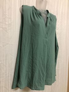 Loft Sleeveless Sea Green Top