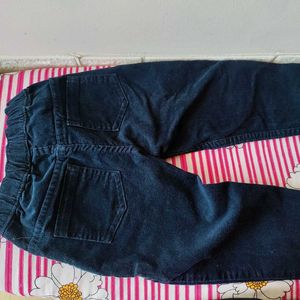 corduroy Navy Blue Super Cute Pants