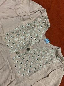 Embroidered Casual Top