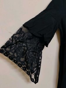 Elegant Black Lace Dress