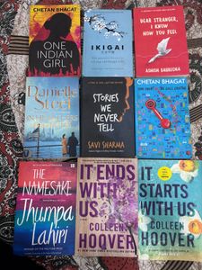 set of 10 popular books