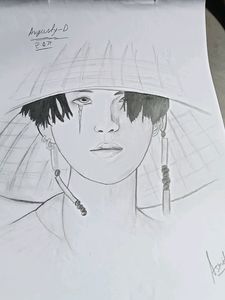 Sketch Of BTS Suga (August-D)