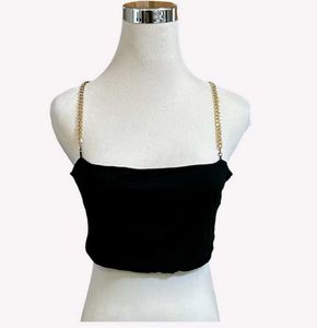 SHEIN MOD Chain Strap Crop Cami Top