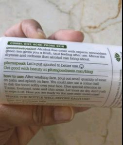 Plum Green Tea Toner