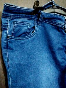 Women Mid-rise Stretchable 38 Jeans In Dark Blue