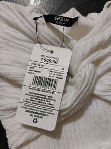 Chic White Cutout Bodycon Dress SIZE :- M