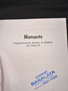 Moments Class 9 English Supplementary Reader
