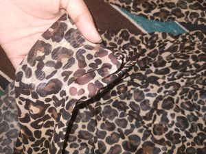 🎀 Animal printed transparent Mini Dress 🎀