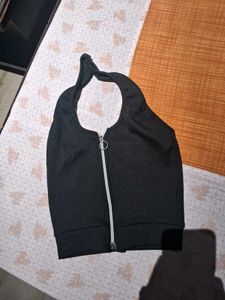Halter Neck Backless Top