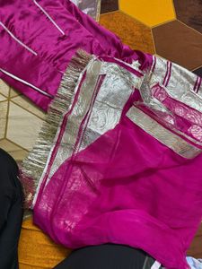 RAJPUTI POSHAK WITH BROAD BORDER LAFA WORK