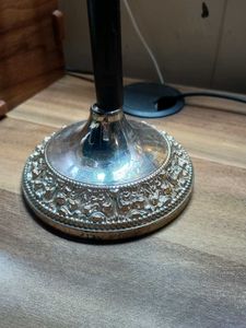Vintage Crystal Candle Holder Dual Arm Stand