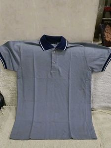 New Grey Polo T-Shirt