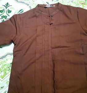 Brown Women Top |  With Collor