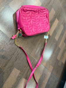 Dark Rani Colour  Sling Bag In New Condition