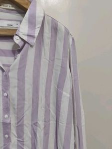 Striped Button-Up Top