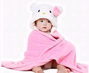Super Soft Kitty Hoodie Blanket For Your Baby