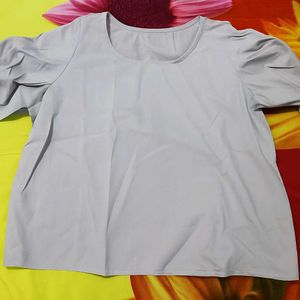 Lavender Puff Sleeve Top