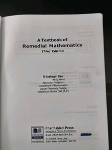 Remedial Mathematics Textbook