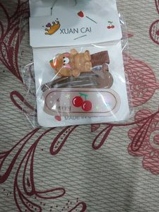 Cute Cartoon Hair Clips (Set)