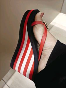 juicy couture Wedge Flip Flops