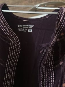 Purple Plaid Nightgown