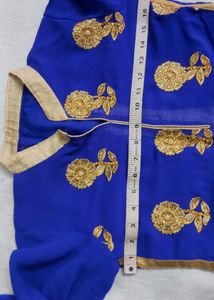 Royal Blue Kurti With Dupatta