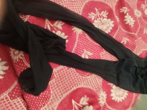 Ripped Black Full Stockings