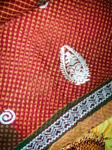 Festive Wear Red Saree