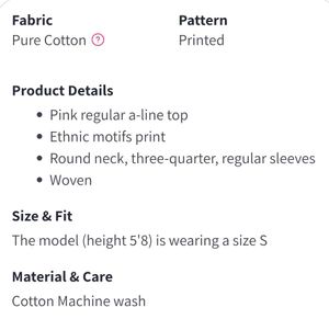 💕 Pink Print Top 💕