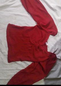 Shein Red Top