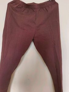 Brown Cotton Leggings