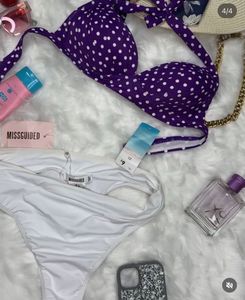 Missguided Polka Dot Bikini Set