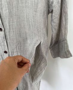 Striped Shirt Dress